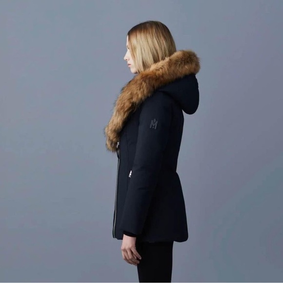 BNWT MACKAGE AKIVA down coat with Toscana fur trimmed hood - Picture 5 of 9